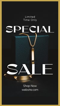 Jewelry Editorial Sale Facebook Story