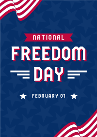 USA Freedom Day Poster