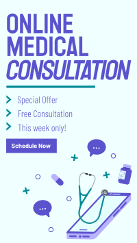 Mobile Online Consultation Instagram Story