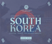 Korea Travel Package Facebook Post