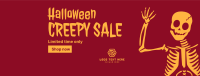 Halloween Skeleton Sale Facebook Cover