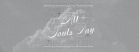 Trendy All Souls Day Greeting Facebook Cover Design