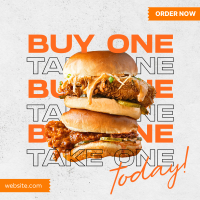 Burger Day Promo Instagram Post Image Preview