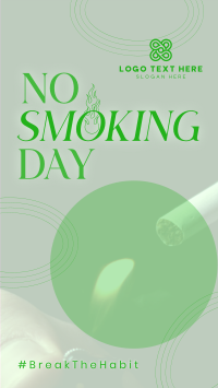 Modern No Smoking Day Facebook Story