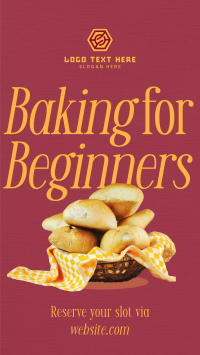 Baking for Beginners Instagram Story