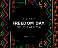 Freedom Day Patterns Facebook Post