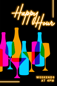 Night Life Cocktails Pinterest Pin Design