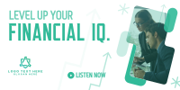 Business Financial Podcast Twitter Post Design