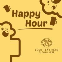 Happy Hour Instagram Post Design