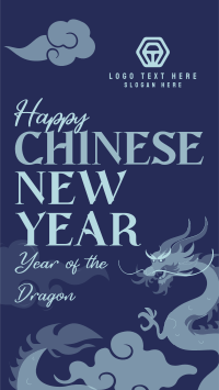 Dragon Chinese New Year Instagram Reel Image Preview