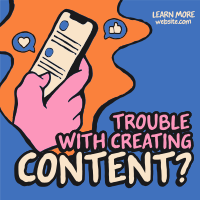 Trouble Creating Content? Linkedin Post