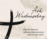 Greetings Ash Wednesday Facebook Post