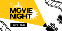 Family Movie Night Twitter Post