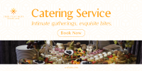 Elegant Catering Service Twitter Post