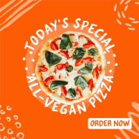 Vegan Pizza Instagram Post Design