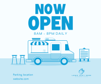 Food Truck Opening Facebook Post