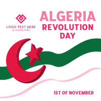 Algeria Revolution Day Linkedin Post