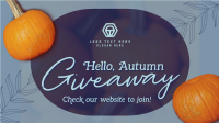 Hello Autumn Giveaway Video