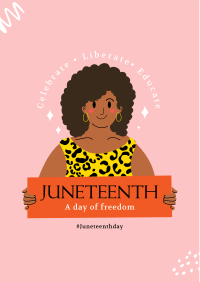 Juneteenth Woman Flyer