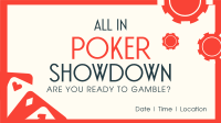 Minimalist Poker Tournament Animation