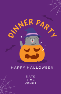 Halloween Cat Invitation