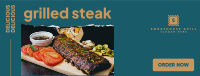 Grilled Steak Facebook Cover Image Preview