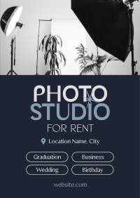 Photo Studio Rental Flyer