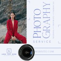 Photography Service Instagram Post Design