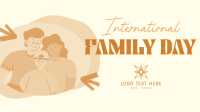 International Family Day Celebration Animation