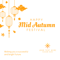 Mid Autumn Festival Lanterns Instagram Post