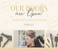 Grand Opening Salon Facebook Post