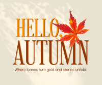 Cozy Autumn Greeting Facebook Post Image Preview