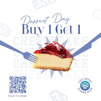 Cheesy Cheesecake Instagram Post Image Preview