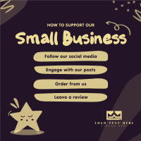 Support Small Business Instagram Post