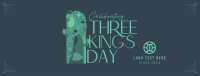 Modern Three Kings Day Facebook Cover