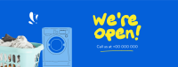 LaundryLaundry Opening Facebook Cover Design