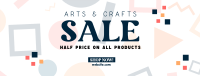 Art Supply Clearance Facebook Cover Image Preview