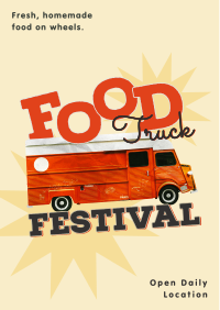 Food Truck  Festival Flyer