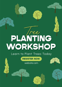 Tree Planting Workshop Poster