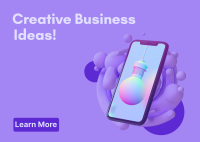 Creative Business Ideas Postcard
