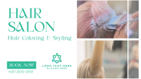 Hair Styling Salon Animation