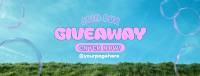 Giveaway Quirky Bubbles Facebook Cover