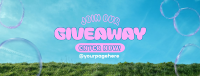 Giveaway Quirky Bubbles Facebook Cover Image Preview