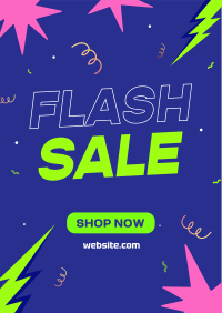 Trendy Flash Sale Poster