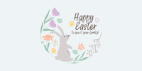 Easter Wreath Twitter Post