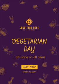 Vegetarian Day Sale Flyer