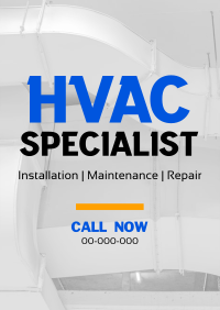 Minimalist HVAC Expert Flyer