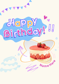 Fun Birthday Greeting Poster