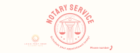 Notary Service Facebook Cover example 1