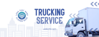 Trucking Service Facebook Cover example 1